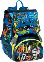 Zaino scuola Sdoppiabile Big Sj Gang Animali Flip-3d Sj Boy, Blue Deep - 27 x 41 x 16 cm