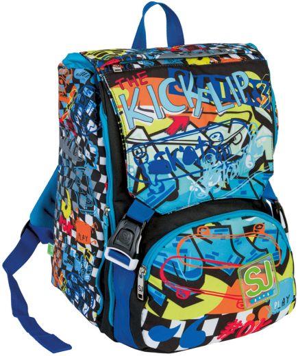 Zaino scuola Sdoppiabile Big SJ Gang Glitzled Boy, Lime Punch - 27 x 41 x  16 cm