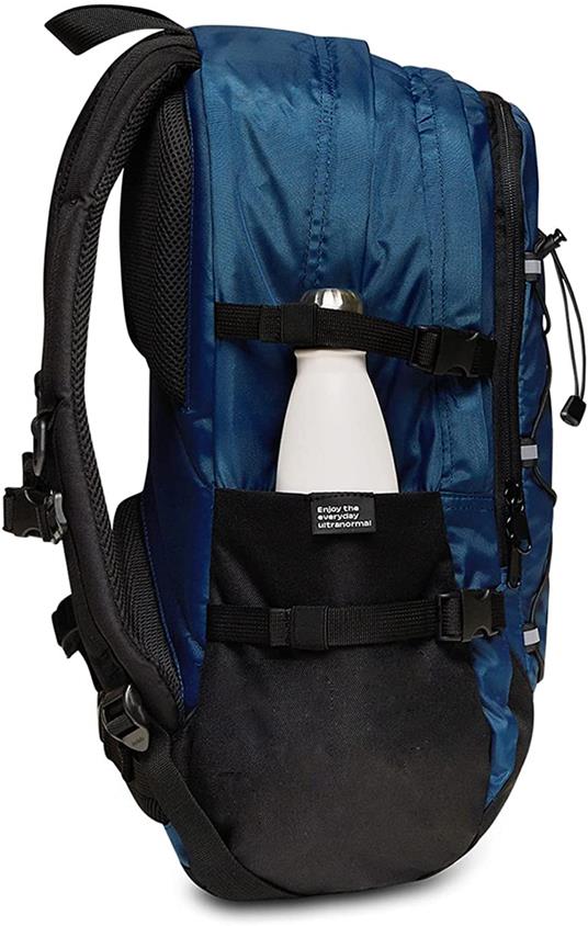 Zaino scuola Invict-Act Plus Plain Invicta Backpack Grs, Moonlit Ocean - 31 x 47 x 21 cm - 5