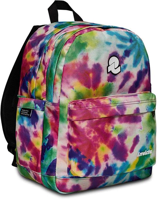Zaino scuola Invicta Lab Fantasy Invicta Backpack Grs, Tie Dye Rainbow -  30,5 x 39 x 21,5 cm - Invicta - Cartoleria e scuola | Feltrinelli