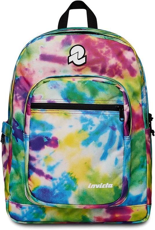Zaino scuola Jelek Fantasy Invicta Backpack Grs, Tie Dye Rainbow - 32 x 43  x 25 cm - Invicta - Cartoleria e scuola | Feltrinelli