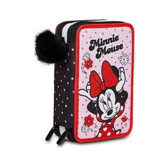 Astuccio Scuola Completo 3 Zip Seven Minnie M Is For Mouse