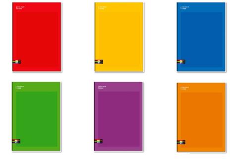 Quaderno A4 Maxi 96/100 Colour Colour Code Colorful. 1 Rigo - 20,5 x 29,5  cm - Colour Code - Cartoleria e scuola