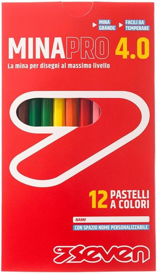 Pastelli Minapro 4.0 # - Scatola 12 Pz Seven Pastelli - 3