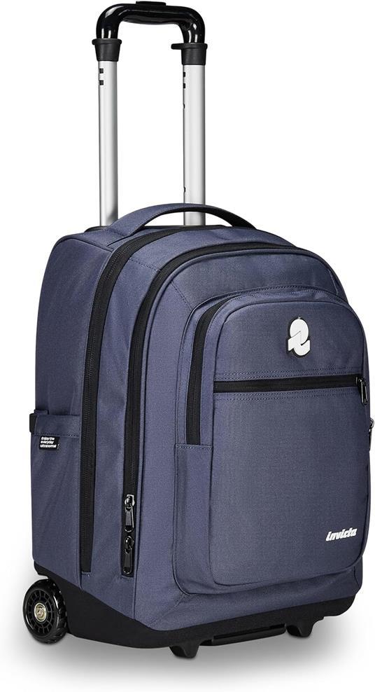 Zaino Bump Plain Invicta Trolley Invicta Grs, Mood Indigo