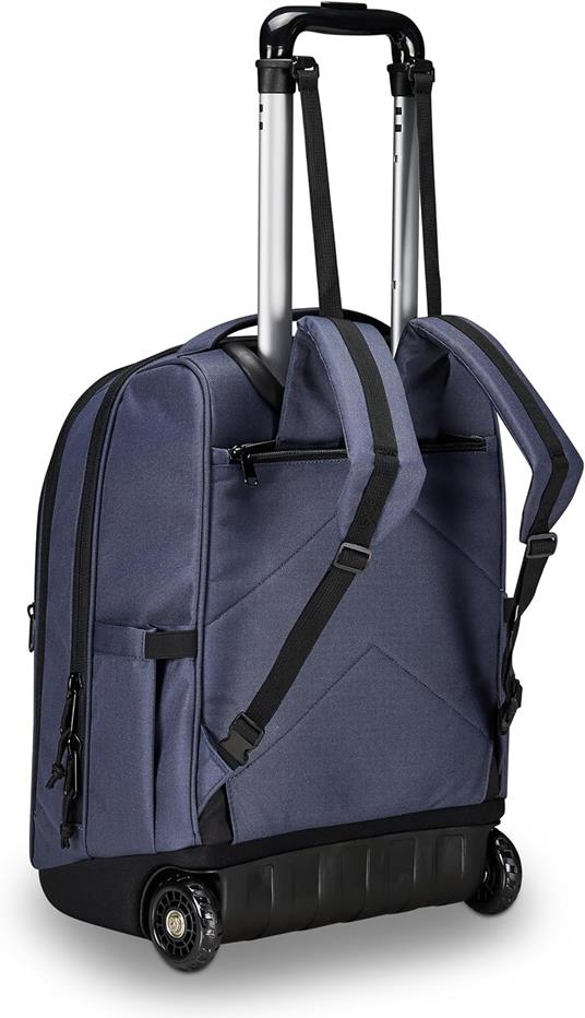 Zaino Bump Plain Invicta Trolley Invicta Grs, Mood Indigo - 6