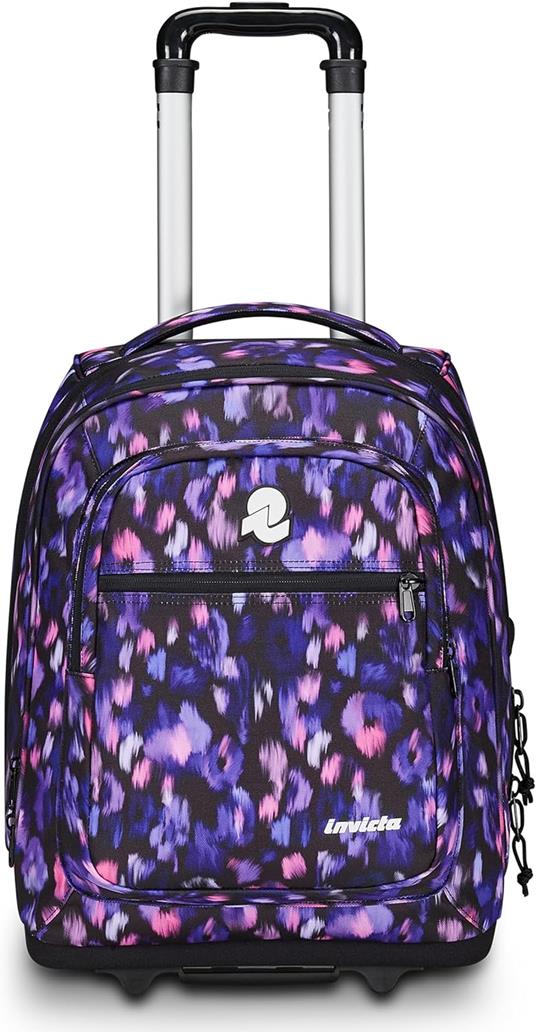 Zaino Bump Fantasy Invicta Trolley Grs, Nature Watercolour - 2