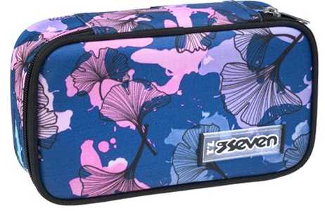 Cartoleria Astuccio Quick Case Seven Freethink Girl, Reflex Blue Seven