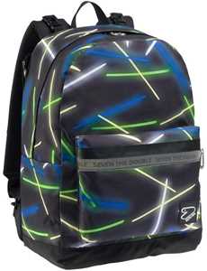 Cartoleria Zaino Reversible Backpack Grs Earphones Wireless Seven Sideglass, Pirate Black Seven