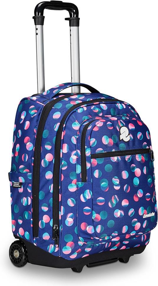 Zaino Bump Fantasy Invicta Trolley Grs, Candy Pois