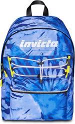 Zaino Americano Grs Invicta Linea Fantasy, Blue Shibori