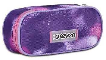 Cartoleria Astuccio Bustina Round Plus Seven Bubble Street, Rose Violet Seven