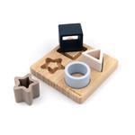 Bamboo & Silicone Puzzle Stella Blu