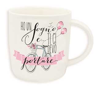 Idee regalo Tazza Buongiorno Mug Aphorism. Ho un sogno Legami