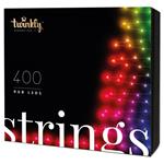 Twinkly Luci Di Natale 400Led Multicolor Strings Lineari 3200 Cm Controllabile Da Smartphone Addobbi Decorazioni Wi-Fi