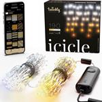 Twinkly ICICLE Luci di Natale Smart 190 Led AWW 2019 Version BT+WiFi