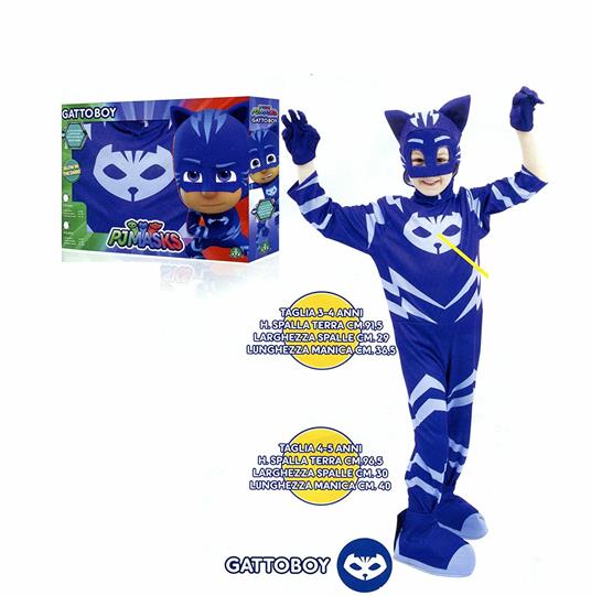 Super Pigiamini. Pj Masks. Costume Carnevale Gattoboy - Giochi Preziosi -  Idee regalo | Feltrinelli