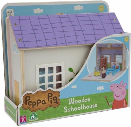 Giochi Preziosi Peppa Pig Scuola legno Con 2 Personaggi GIOCHI PREZ