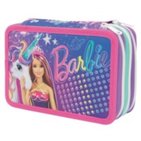 Astuccio triplo Barbie 22 – 13 x 19,5 x 6,5 cm – Cartomia