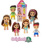 Giochi preziosi – me contro te cutie doll hawaii, cutie doll a sopresa sofì o luì, 6 mini doll diverse che si abbronzano