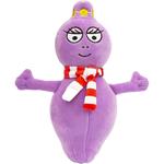 Barbapapà Peluche Barbabella viola con sciarpa