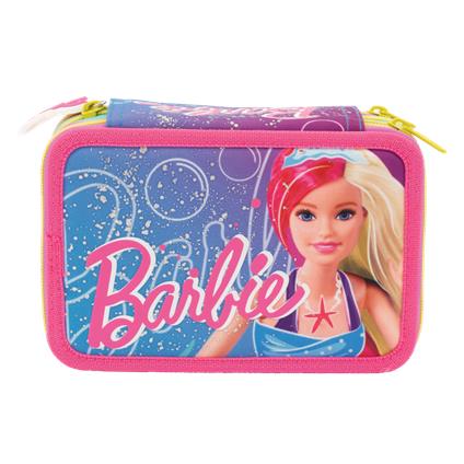 Astuccio triplo barbie con contenuto – back to school 2023/24 - Barbie -  Cartoleria e scuola