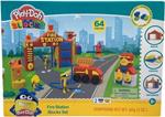 Playdoh Bloks - Stazione Pompieri 64 Pz. (Pld07000)