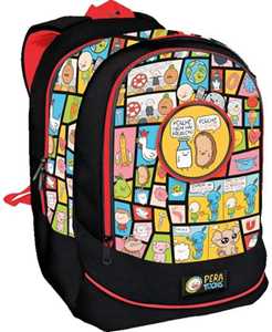 Cartoleria Pera Toons 24 Zaino Scuola Round XL - 31 x 42 x 20 cm Auguri Preziosi