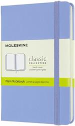 Taccuino Moleskine a pagine bianche Pocket copertina rigida Hydrangea. Blu
