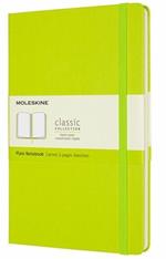 Taccuino Moleskine a pagine bianche Large copertina rigida Lemon. Verde