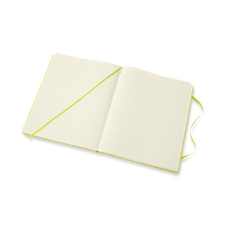 Taccuino Moleskine a righe X-Large copertina rigida Lemon. Verde - 3