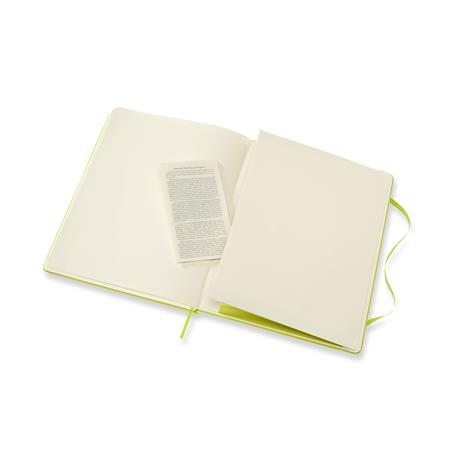 Taccuino Moleskine a righe X-Large copertina rigida Lemon. Verde - 5