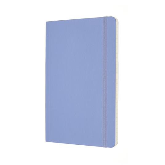 Taccuino Moleskine a righe Large copertina morbida Hydrangea. Blu - 2