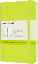 Taccuino Moleskine a pagine bianche Pocket copertina morbida Lemon. Verde