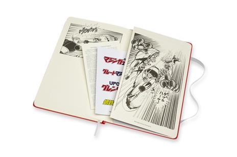 Taccuino Moleskine Limited Edition Go Nagai Large Copertina Rigida A pagine bianche Ufo Robot Grendiz - 6