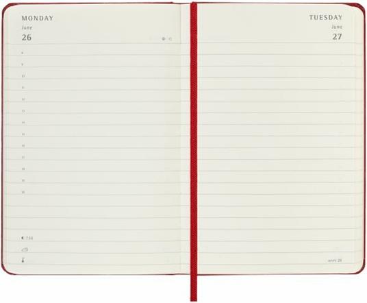 Agenda giornaliera Moleskine 2023, 12 mesi, Pocket, copertina rigida, Rosso  scarlatto - 9 x 14 cm - Moleskine - Cartoleria e scuola | Feltrinelli