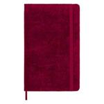 Taccuino Moleskine velvet large a righe rosa box