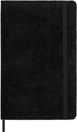 Taccuino Moleskine velvet large a righe nero box