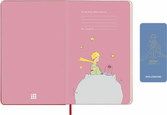 Agenda settimanale Moleskine 2023, 12 mesi, Large, Il piccolo principe,  rosa, con spazio per note - 13 x 21 cm - Moleskine - Cartoleria e scuola |  Feltrinelli