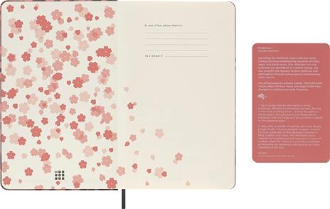 Taccuino Moleskine Sakura, a pagine bianche, large, limited edition - 13 x 21 cm - 2