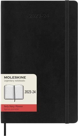 Agenda accademica giornaliera Moleskine 2024, 18 mesi, Large, copertina  morbida, Nero - 13 x 21 cm - Moleskine - Cartoleria e scuola | Feltrinelli