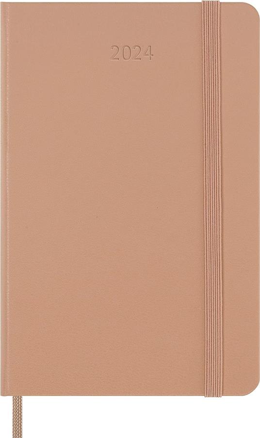 Agenda Moleskine settimanale 2024, 12 mesi, Pocket, copertina rigida, Marrone - 9 x 14 cm - 2