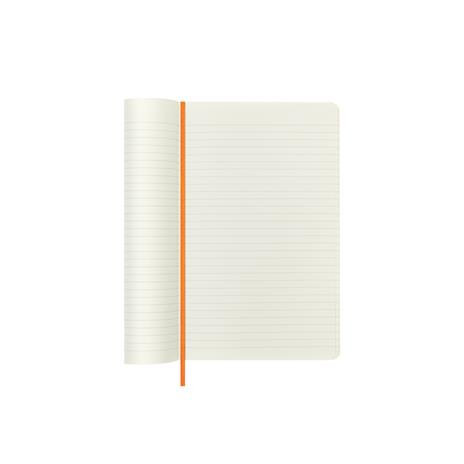 Taccuino Moleskine Precious & Ethical Copertina morbida vegana, a righe, Arancione - 13 x 21 cm - 5