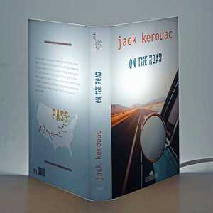 Idee regalo Lampada da tavolo, a forma di libro, Sulla strada - Jack Kerouac Abat Book