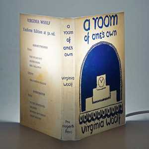 Idee regalo Lampada da tavolo, a forma di libro, Una stanza tutta per sé - Virginia Woolf Abat Book