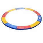 HomCom Copertura Bordo di Protezione per Trampolino Elastico in PVC Rosso Blu Giallo ( Ø305cm )