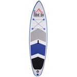 Homcom Tavola Gonfiabile SUP Stand Up Paddle con Pagaia e Zaino 325x80x15cm