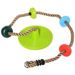 HOMCOM Corda da Arrampicata per Bambini da 3-12 Anni, per Casa e Giardino,  200x29cm