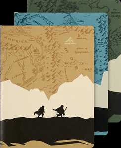 Cartoleria Set di 3 quaderni Moleskine XL a righe Lord od the Rings Moleskine
