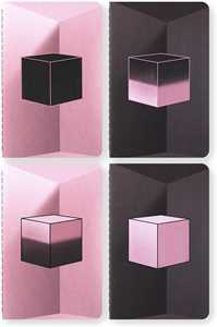 Cartoleria Set 4 quaderni Cahiers Moleskine pocket Blackpink Moleskine